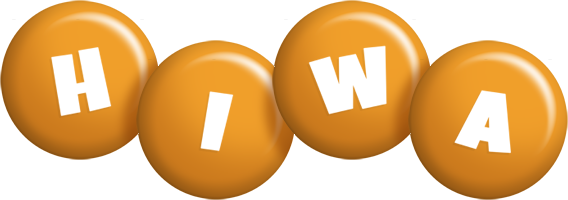 Hiwa candy-orange logo