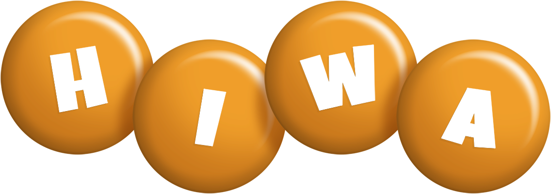 Hiwa candy-orange logo