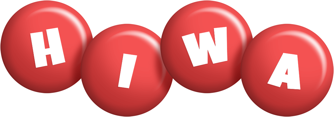 Hiwa candy-red logo