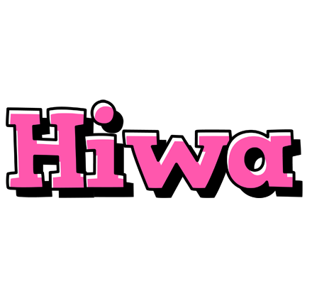 Hiwa girlish logo