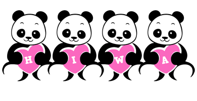 Hiwa love-panda logo