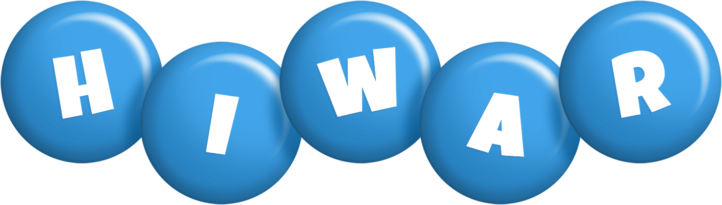 Hiwar candy-blue logo