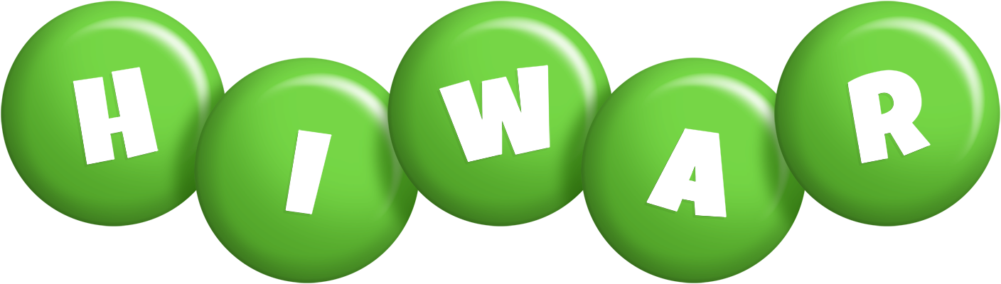 Hiwar candy-green logo