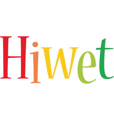 Hiwet birthday logo
