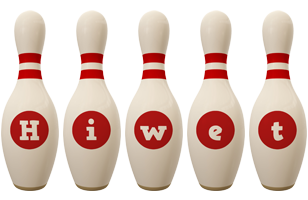 Hiwet bowling-pin logo