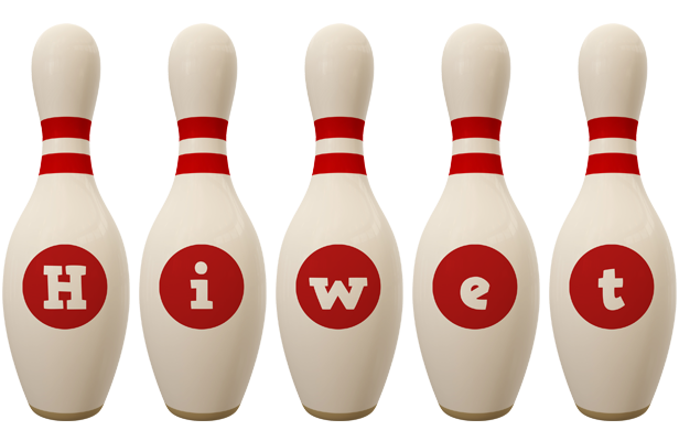 Hiwet bowling-pin logo