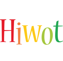 Hiwot birthday logo