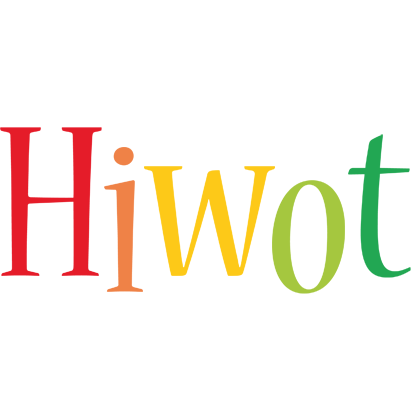 Hiwot birthday logo