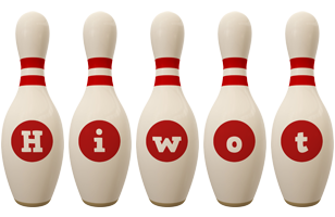 Hiwot bowling-pin logo