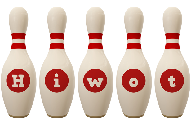 Hiwot bowling-pin logo