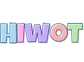 Hiwot pastel logo