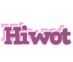 Hiwot relaxing logo