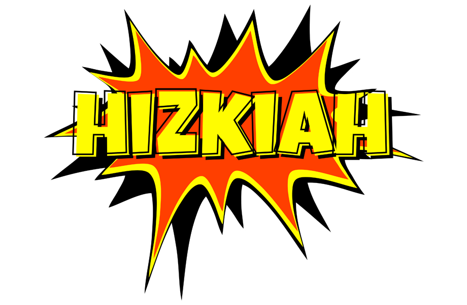 Hizkiah bazinga logo