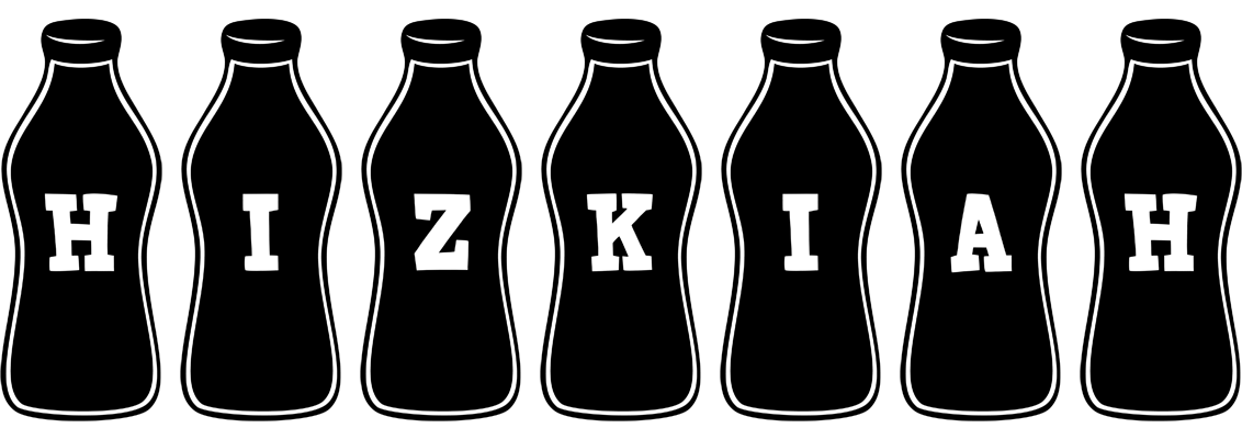 Hizkiah bottle logo
