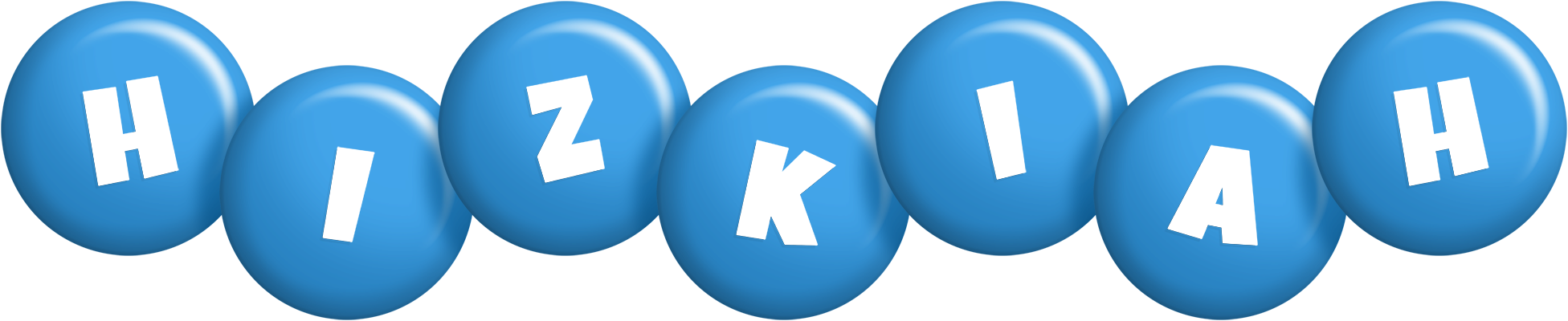 Hizkiah candy-blue logo