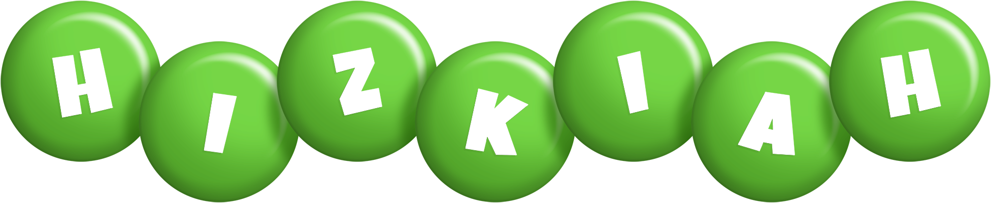Hizkiah candy-green logo