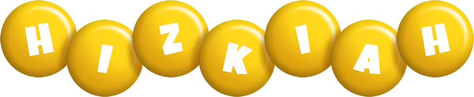 Hizkiah candy-yellow logo