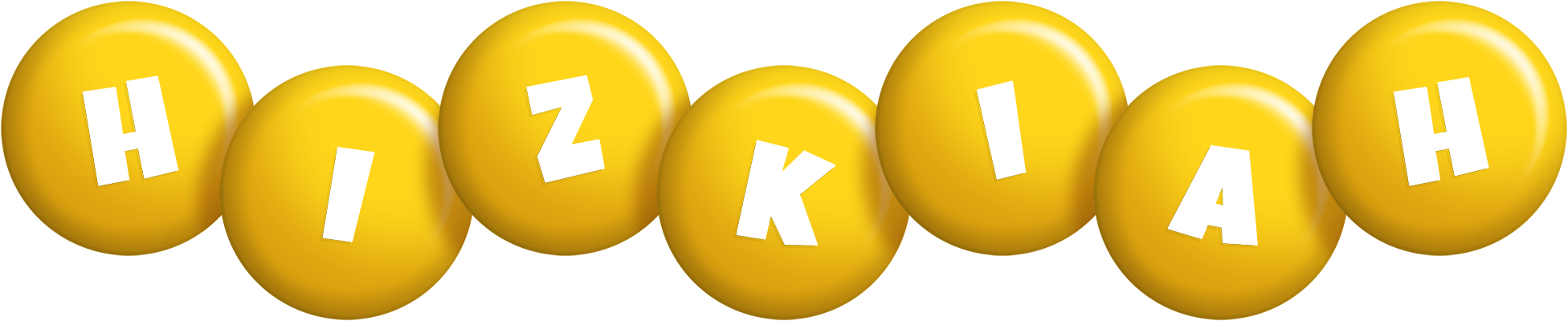 Hizkiah candy-yellow logo