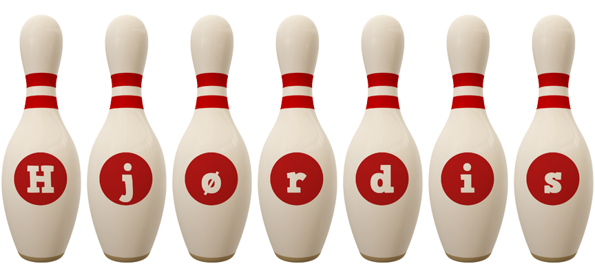Hjørdis bowling-pin logo