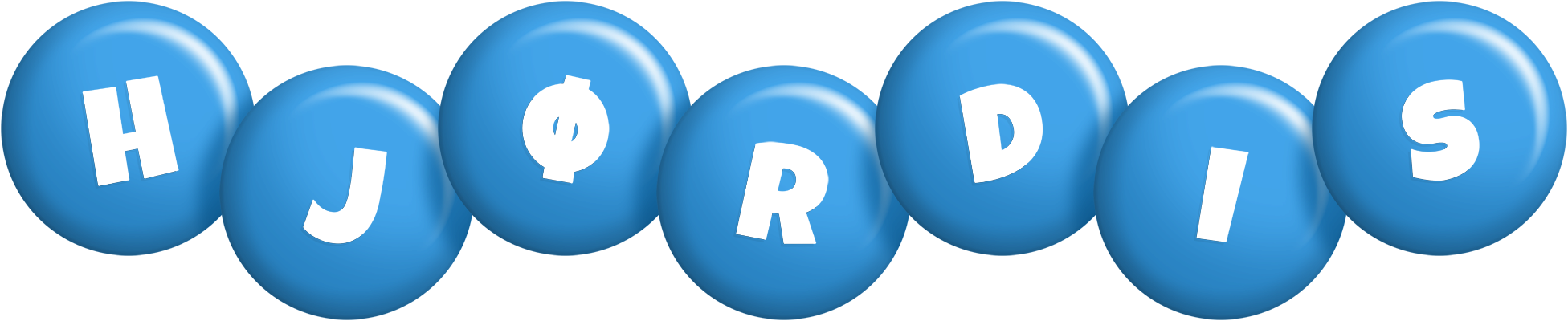 Hjørdis candy-blue logo