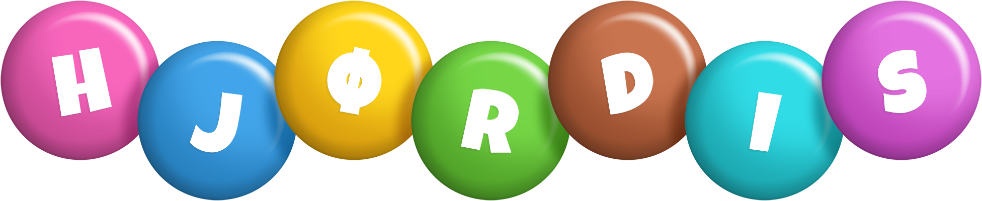 Hjørdis candy logo