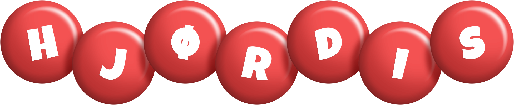 Hjørdis candy-red logo