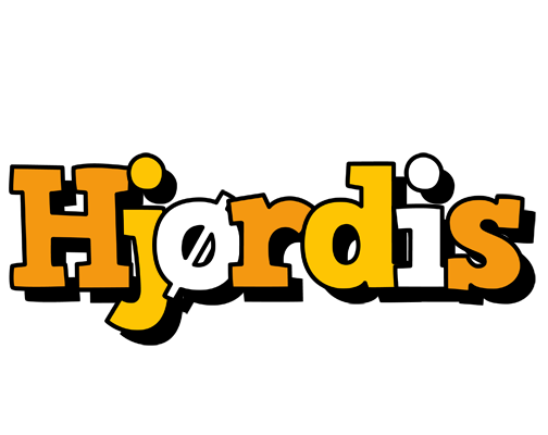 Hjørdis cartoon logo
