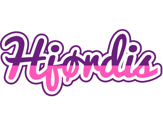 Hjørdis cheerful logo