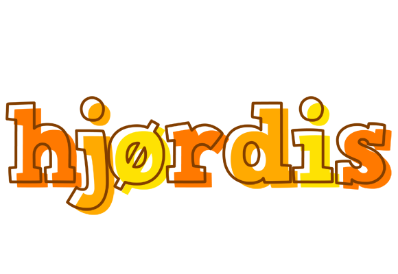 Hjørdis desert logo