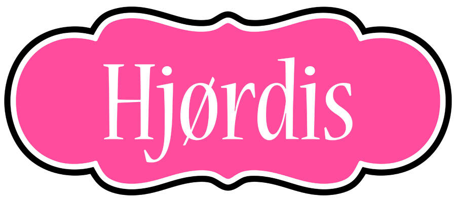 Hjørdis invitation logo