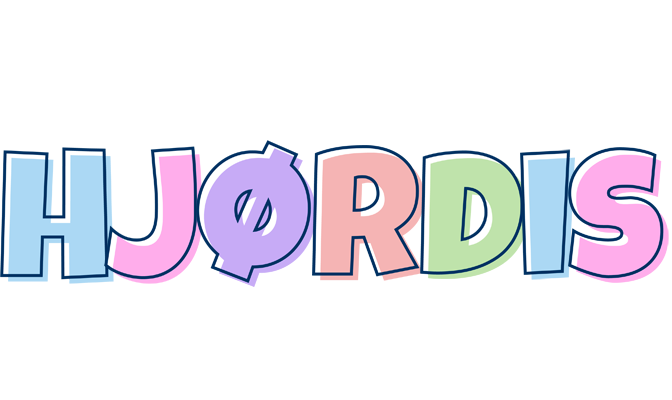 Hjørdis pastel logo