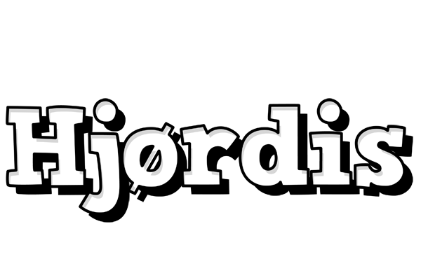 Hjørdis snowing logo