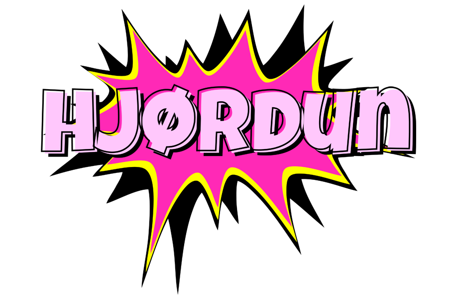 Hjørdun badabing logo