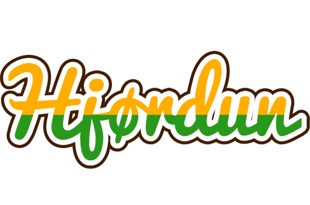 Hjørdun banana logo