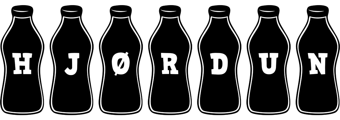 Hjørdun bottle logo