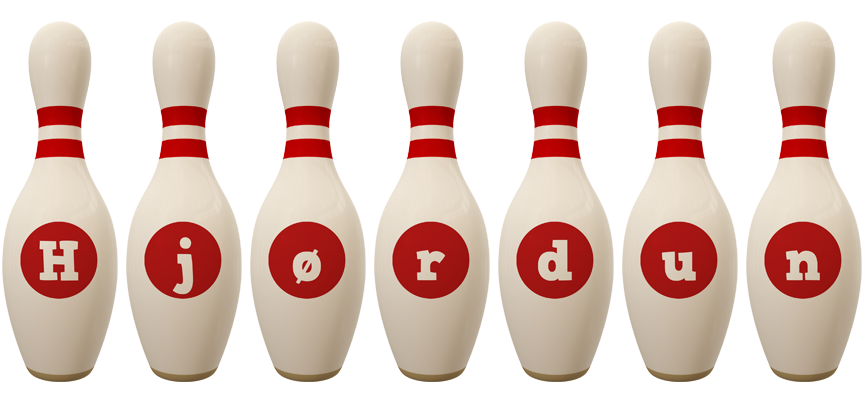Hjørdun bowling-pin logo