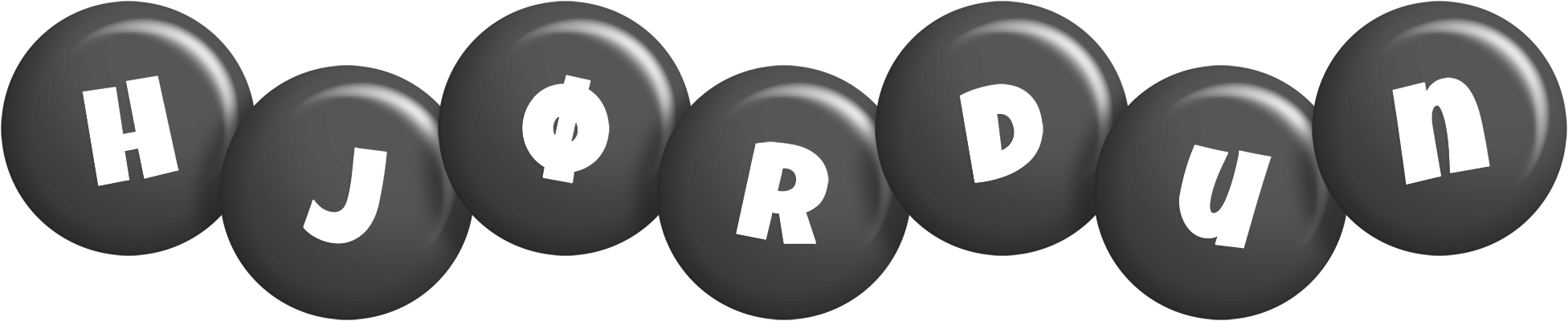 Hjørdun candy-black logo