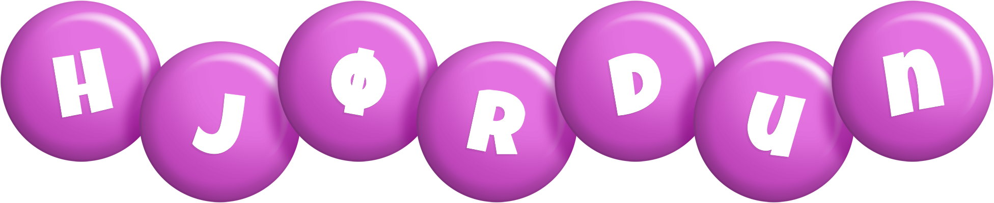 Hjørdun candy-purple logo