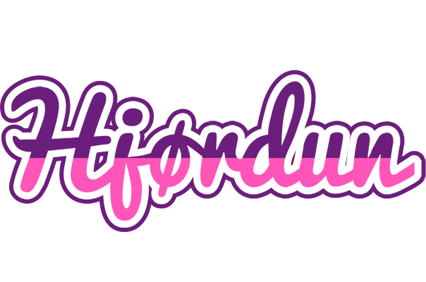 Hjørdun cheerful logo