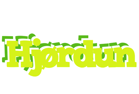 Hjørdun citrus logo