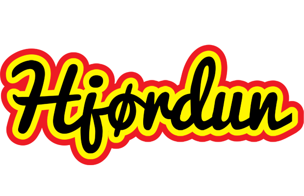 Hjørdun flaming logo