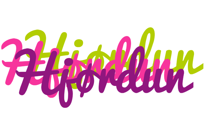 Hjørdun flowers logo