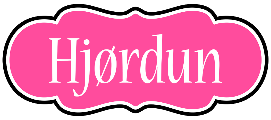 Hjørdun invitation logo