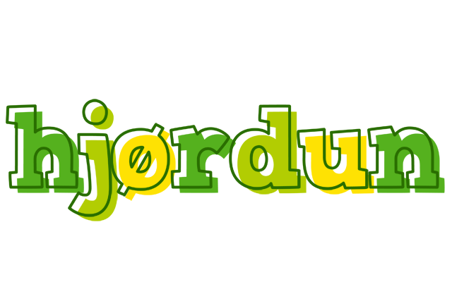 Hjørdun juice logo