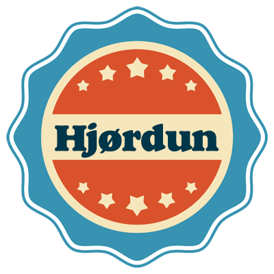 Hjørdun labels logo