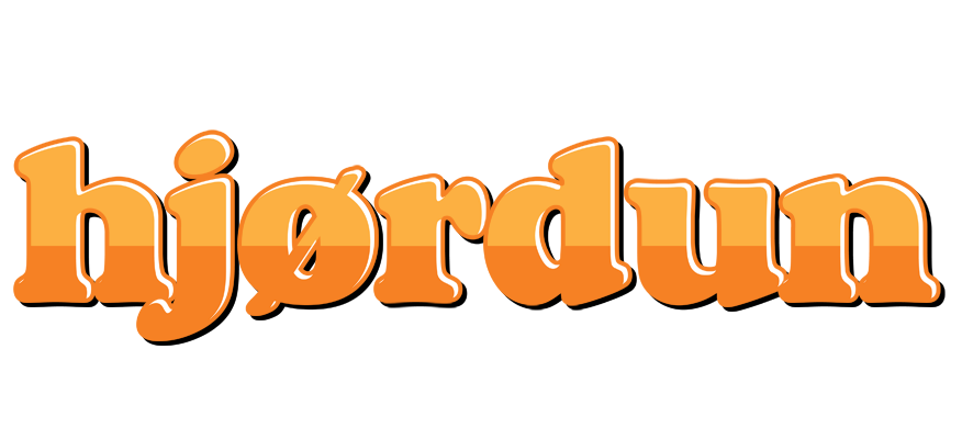 Hjørdun orange logo