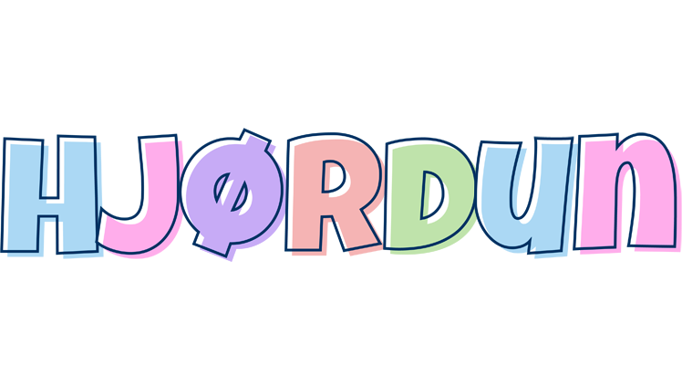 Hjørdun pastel logo
