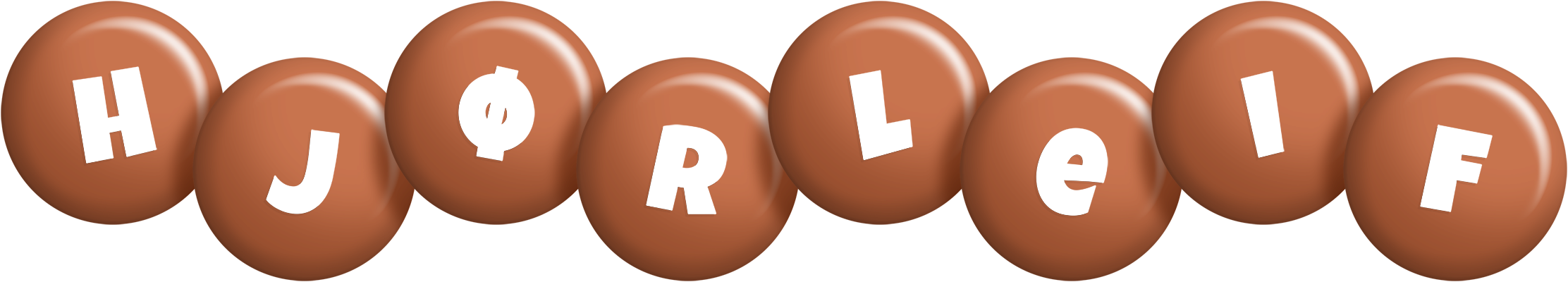 Hjørleif candy-brown logo