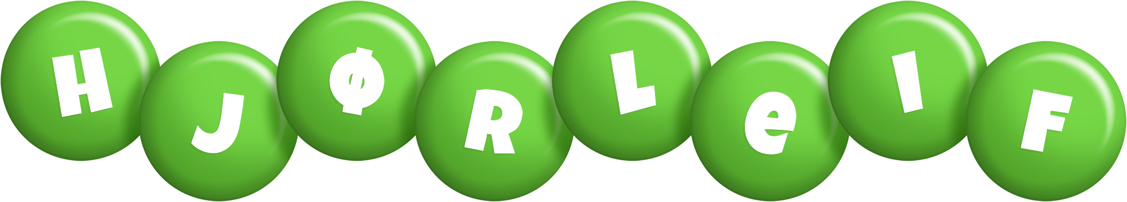 Hjørleif candy-green logo