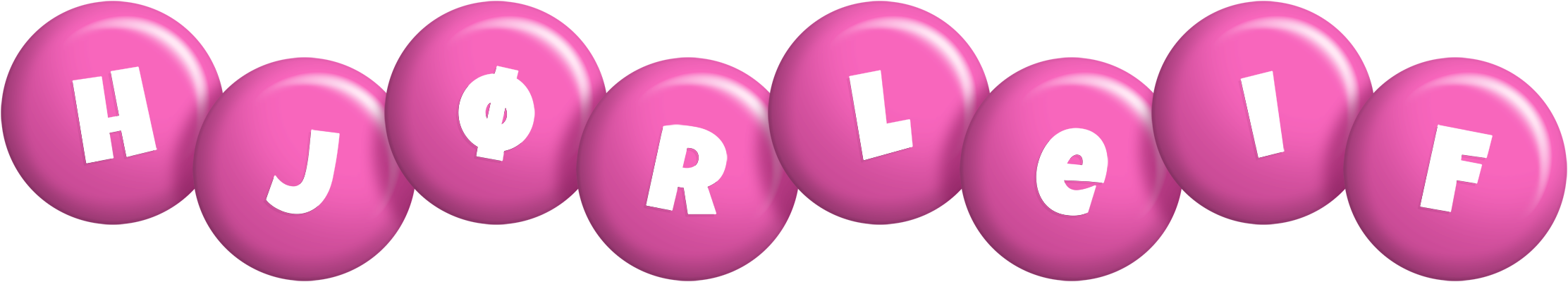 Hjørleif candy-pink logo